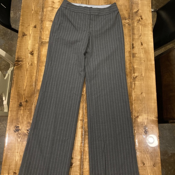 SOLD - Banana Republic Gray and White Dress Pants Stretch 0 NWT - Picture 2 of 5